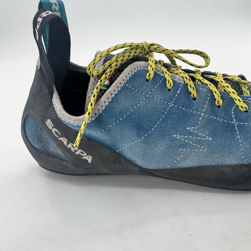SCARPA Helix Lace-Up Climbing Shoes Blue Men's US 11 45.5 Medium Fast Shipping - Picture 15 of 16